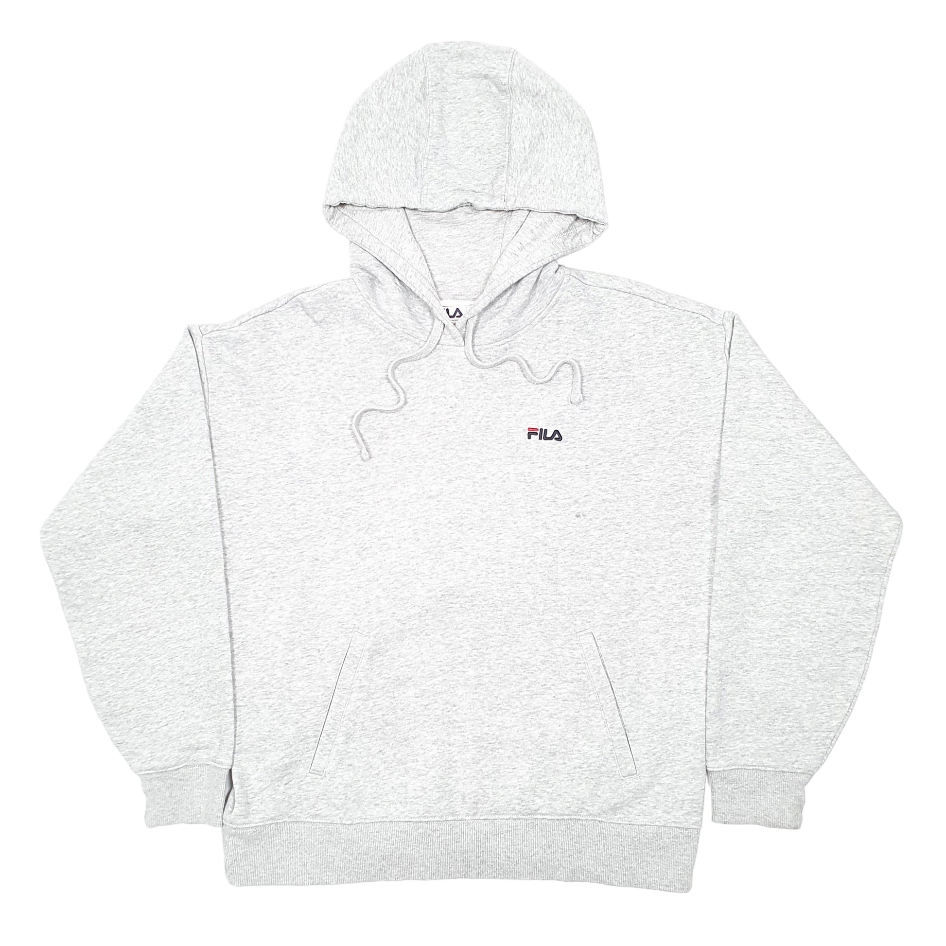 Womens Grey Fila  Hoodie Jumper