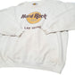 Mens Cream Hard Rock Cafe Vintage Made In USA Las Vegas Crewneck Jumper