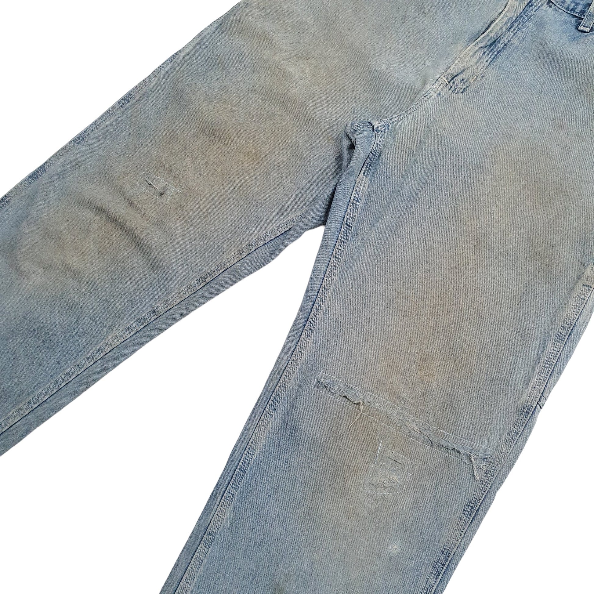 Mens Blue Carhartt B13 Carpenter JeansW32 L32