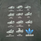 Mens Black Adidas Football Classic Boots History Casuals Hoodie Jumper