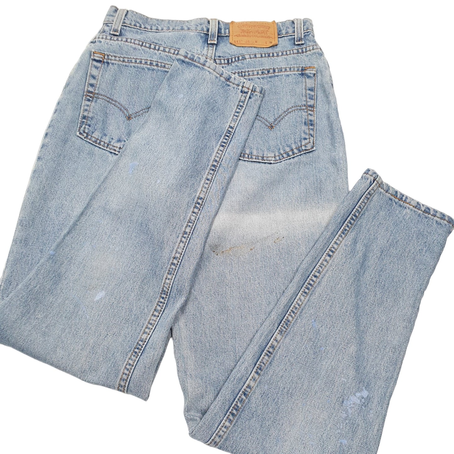 Womens Blue Levis Tapered Vintage Made In USA 512 JeansW28 L32