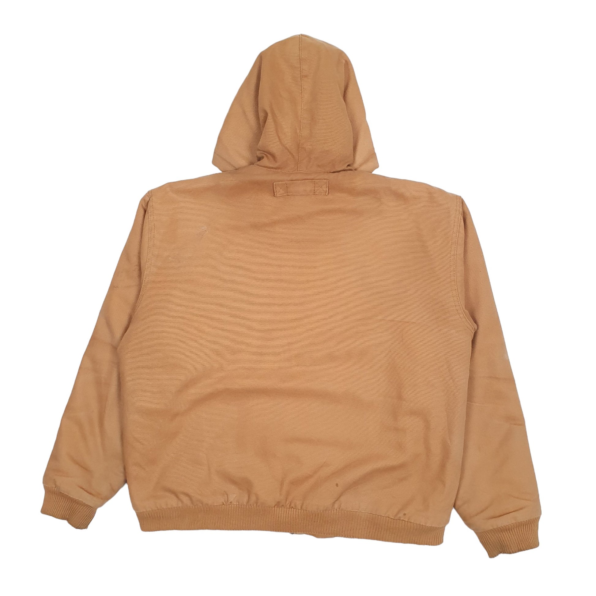 Mens Tan Dickies Active Thick Hoodie Crewneck Coat