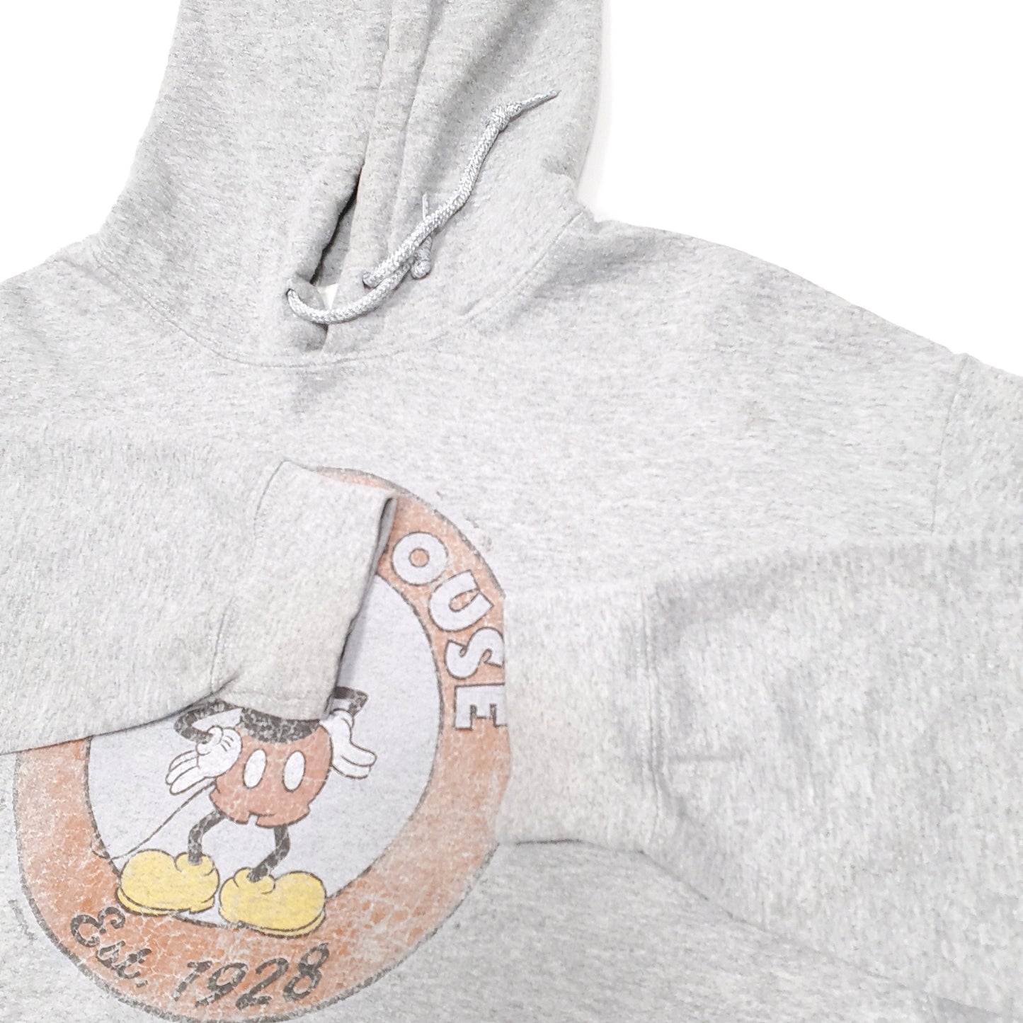Mens Grey Disney Mickey Mouse est 1928 Hoodie Jumper