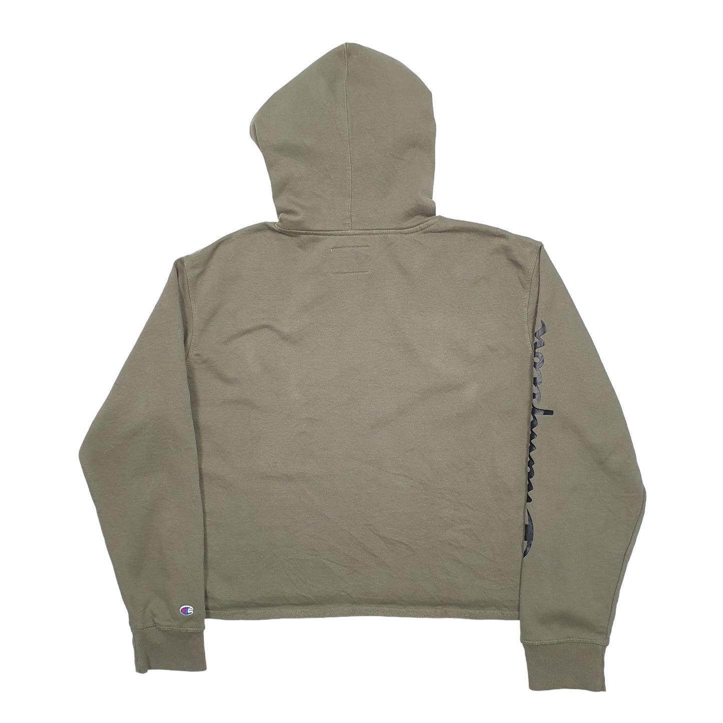 Womens Khaki Champion  Hoodie Jumper