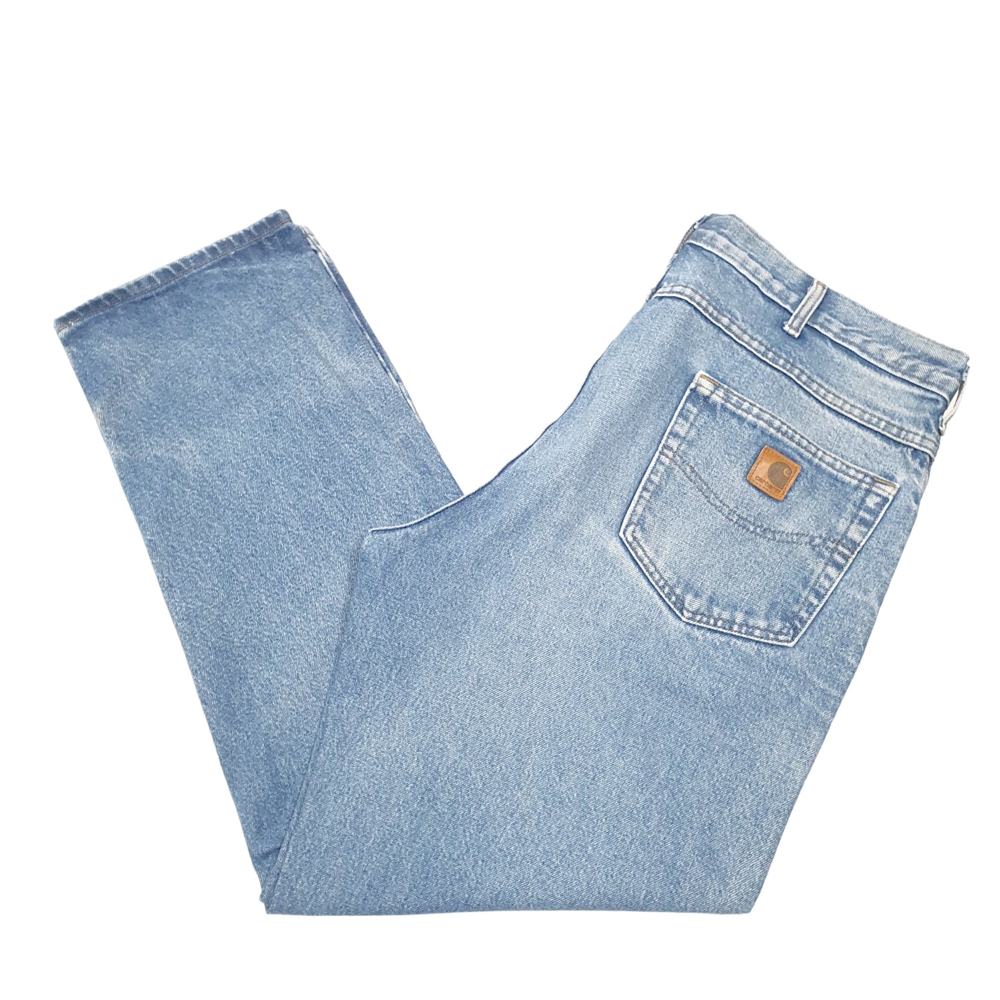 Mens Blue Carhartt Relaxed B17 JeansW38 L30