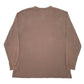 Mens Brown Dickies Pocket Workwear Long Sleeve T Shirt