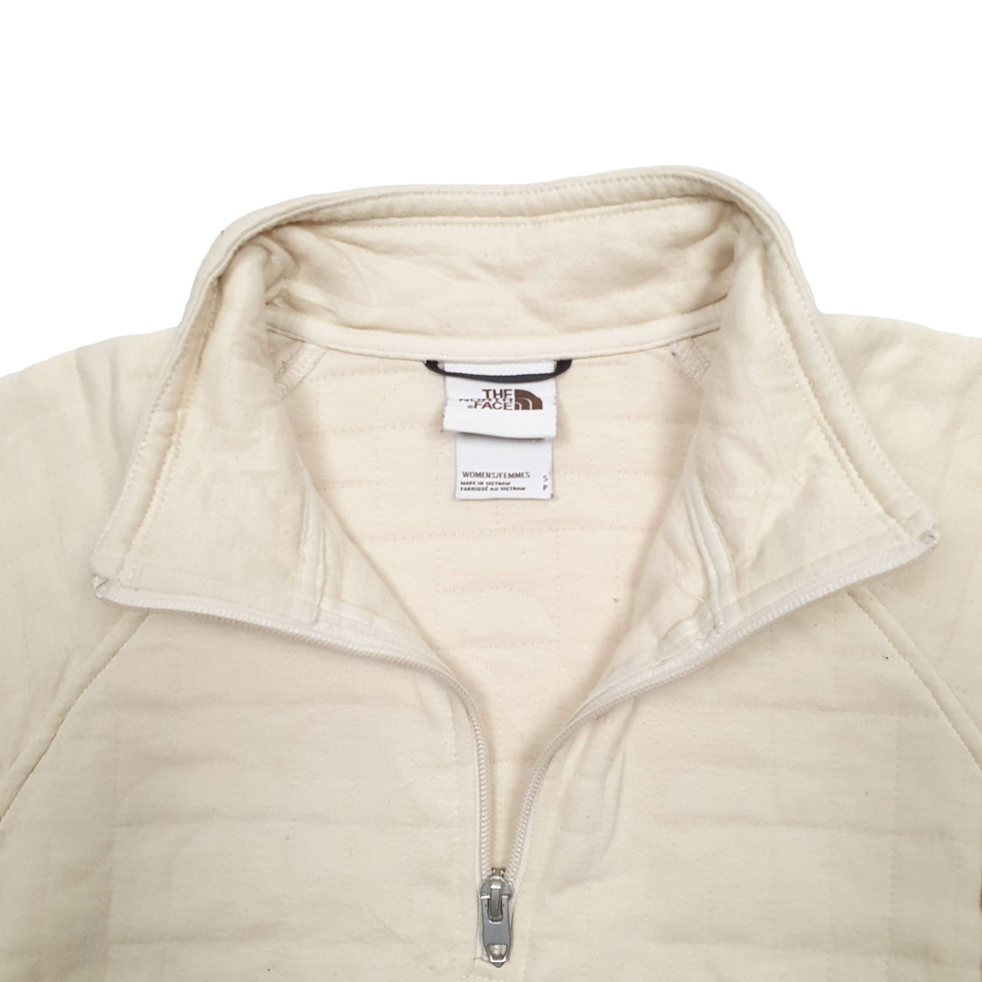 Womens Beige The North Face Brown label Quarter Zip Jumper