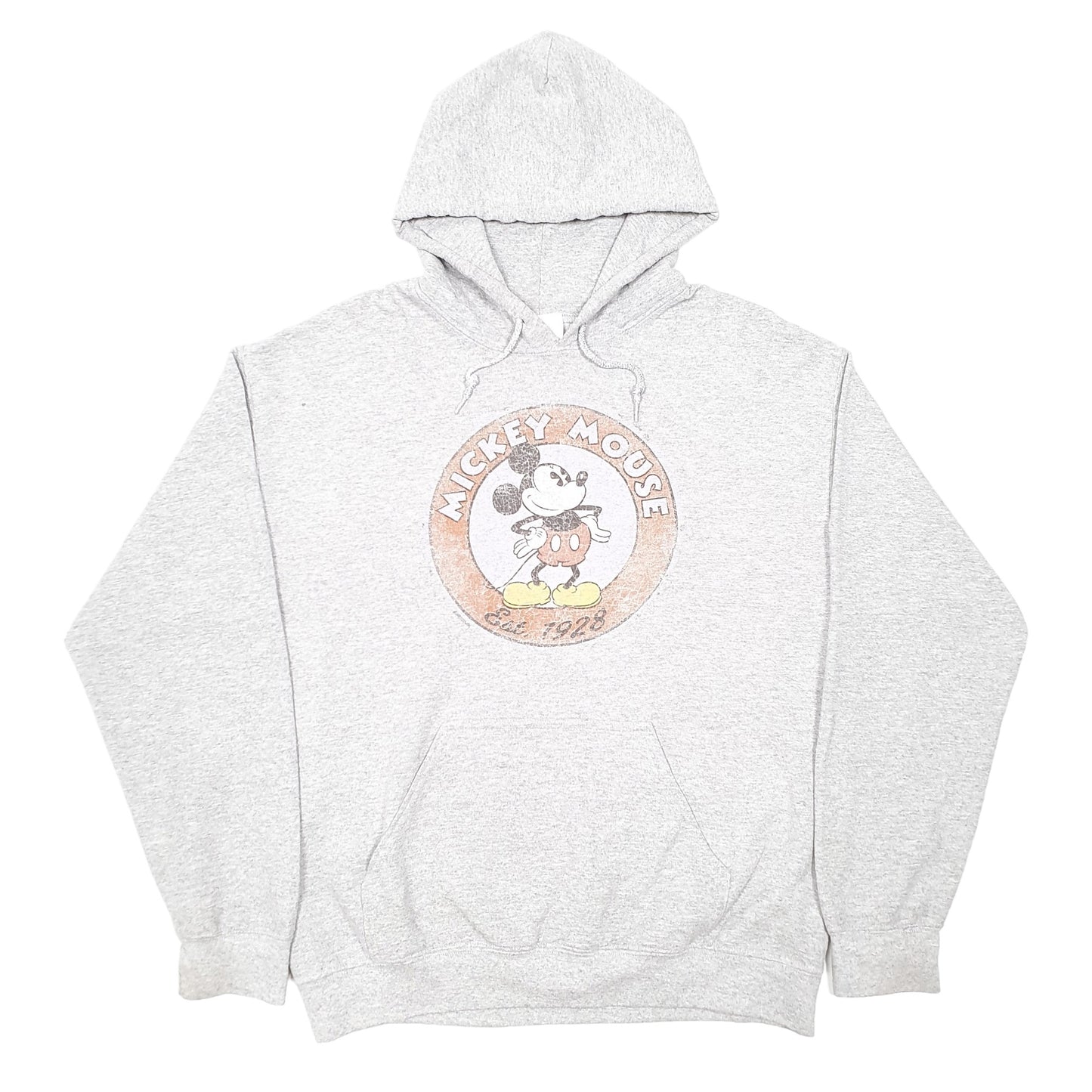 Mens Grey Disney Mickey Mouse est 1928 Hoodie Jumper