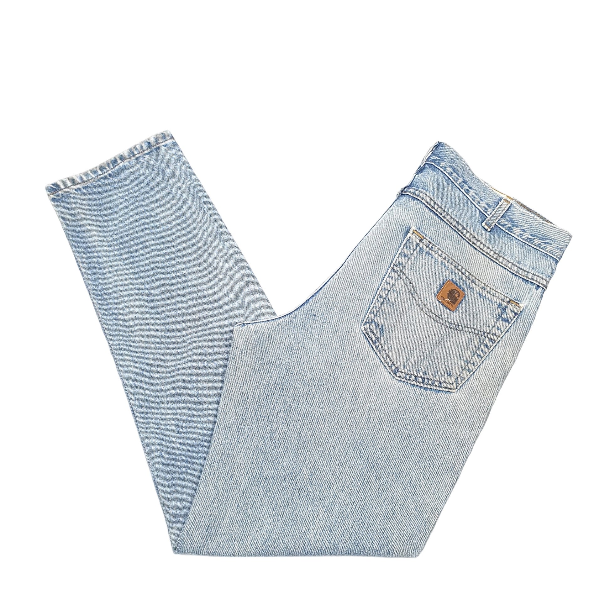 Mens Blue Carhartt Traditional B18 JeansW36 L32