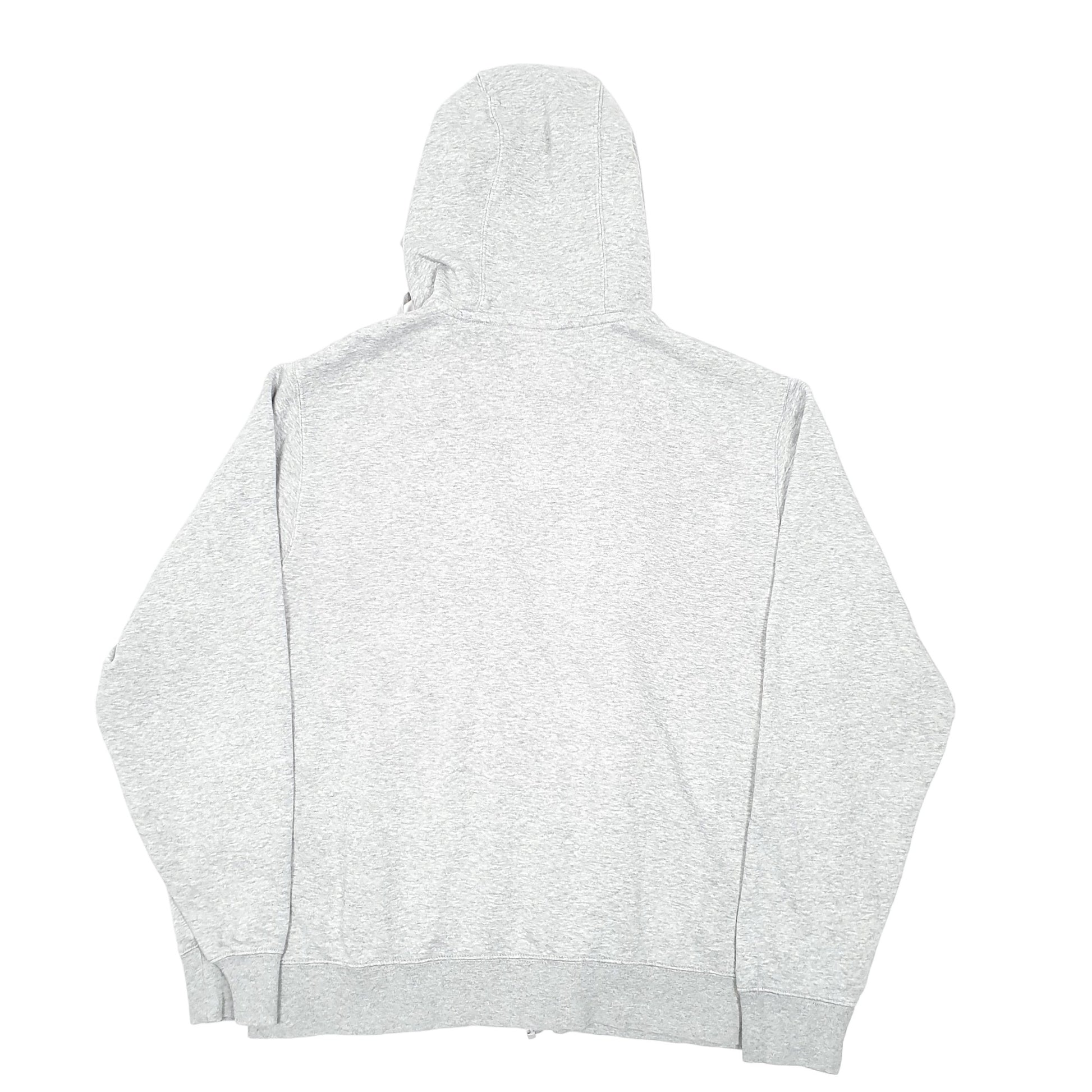 Mens Grey Nike Hoodie Full Zip Jumper