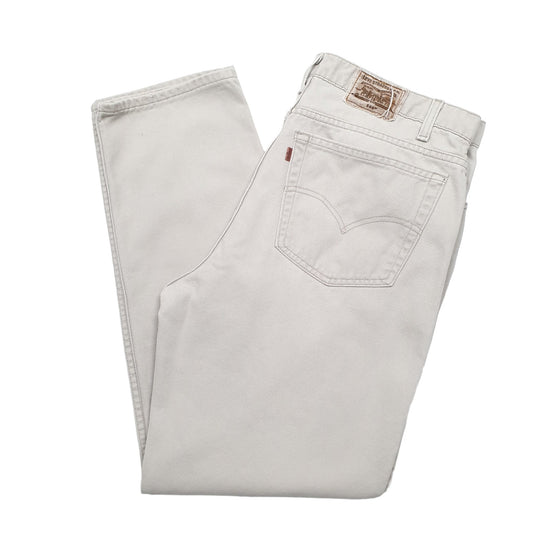Mens Beige Levis 540 JeansW38 L31