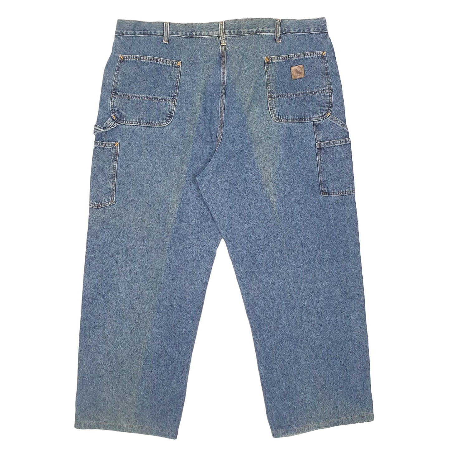 Mens Blue Carhartt Carpenter Dungaree Fit B13 JeansW44 L29