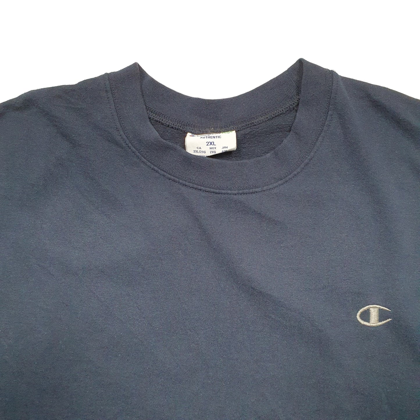 Mens Navy Champion  Crewneck Jumper