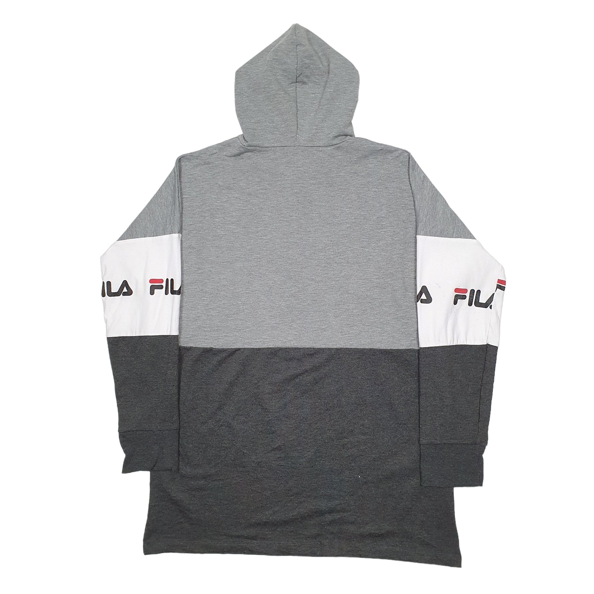 Womens Grey Fila  Quarter Zip Jumper