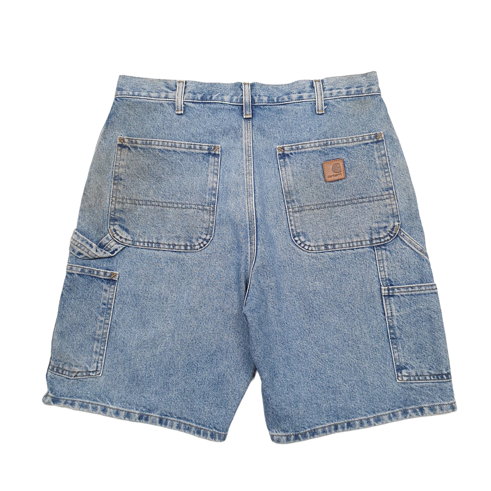 Mens Blue Carhartt  Carpenter Shorts