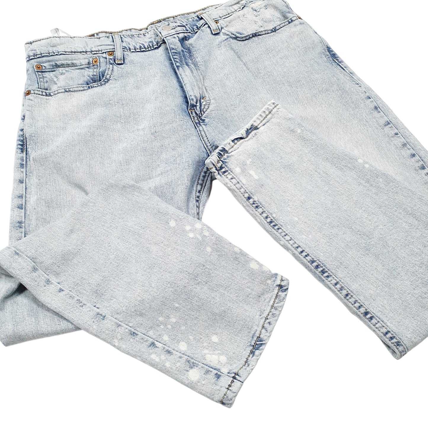 Mens Blue Levis Stretch 512 JeansW36 L28