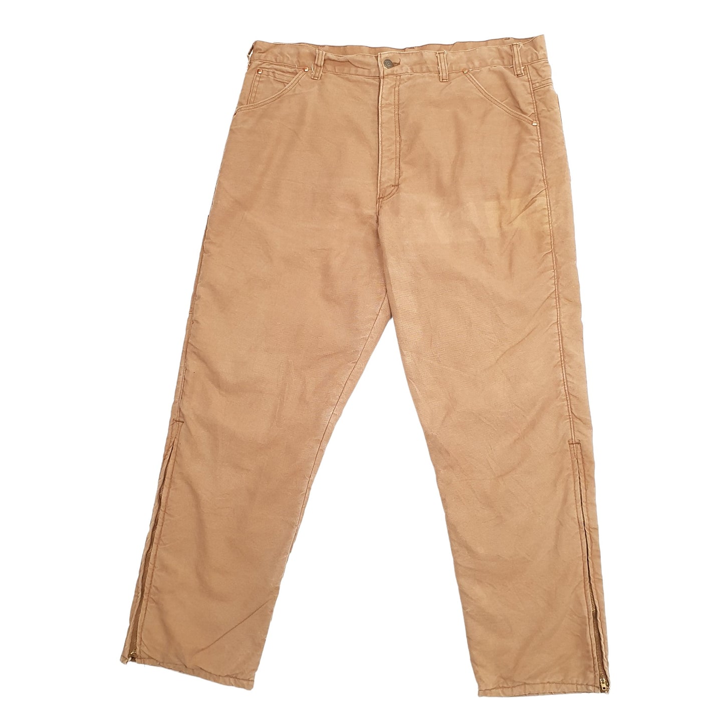 Mens Brown Key Lined Carpenter Trousers