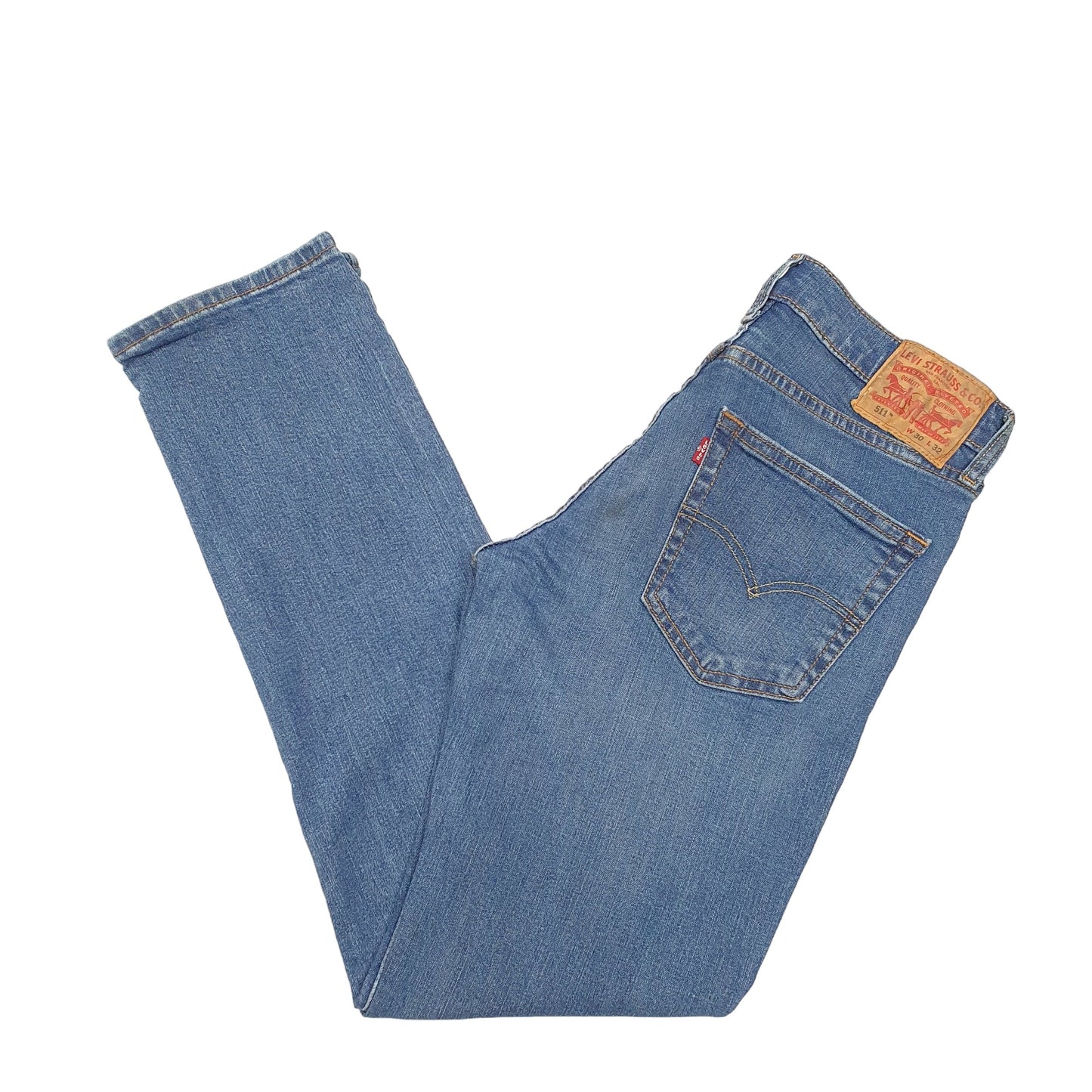 Mens Blue Levis Stretch 511 JeansW30 L32