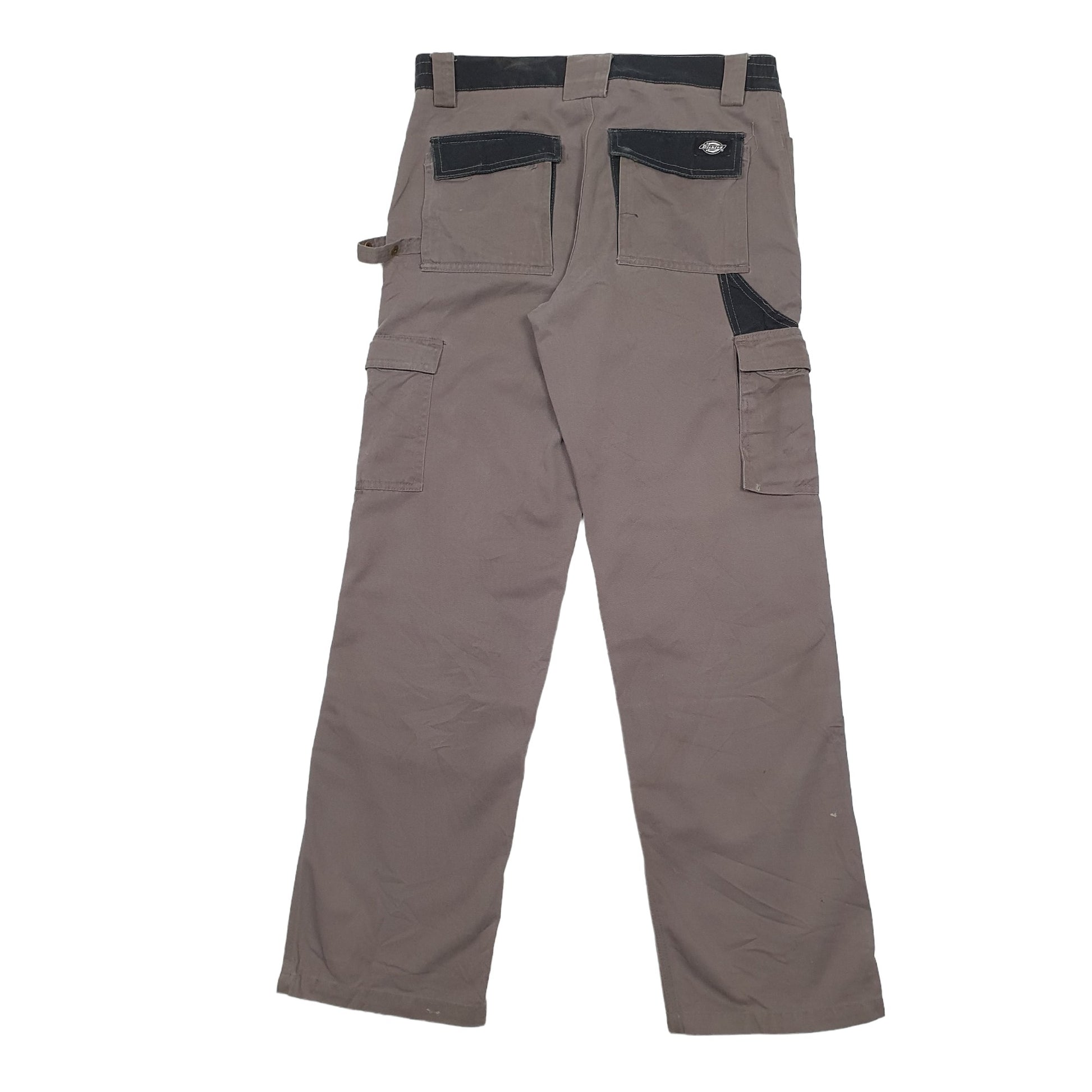 Mens Grey Dickies  Cargo Trousers