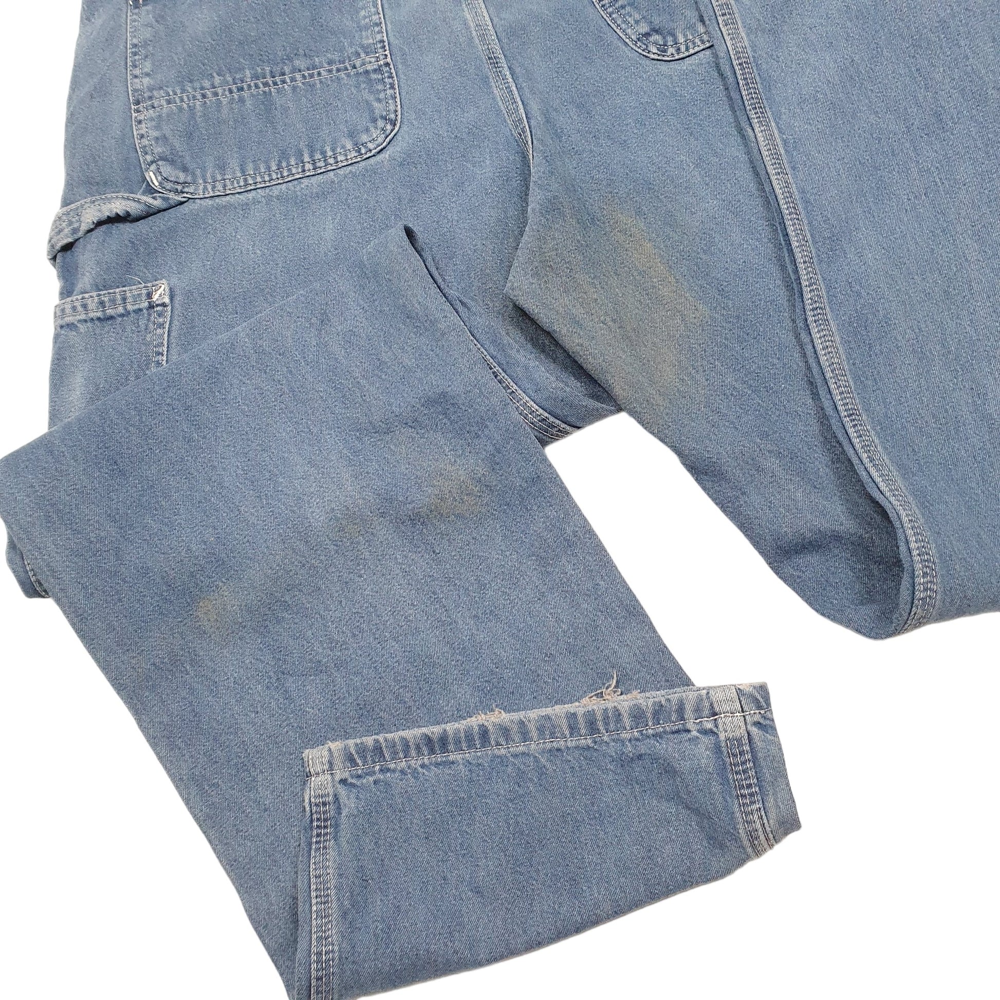Mens Blue Carhartt Carpenter B13 JeansW36 L32
