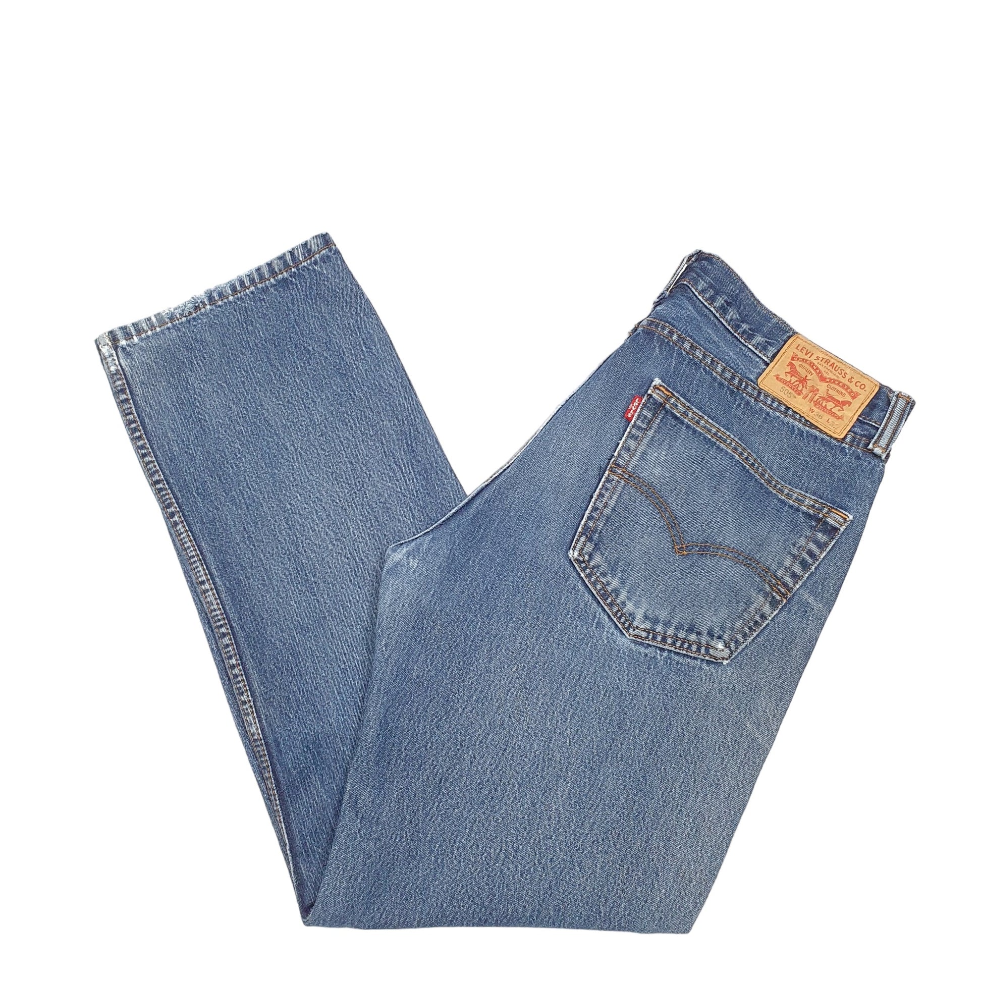 Mens Blue Levis  505 JeansW36 L32