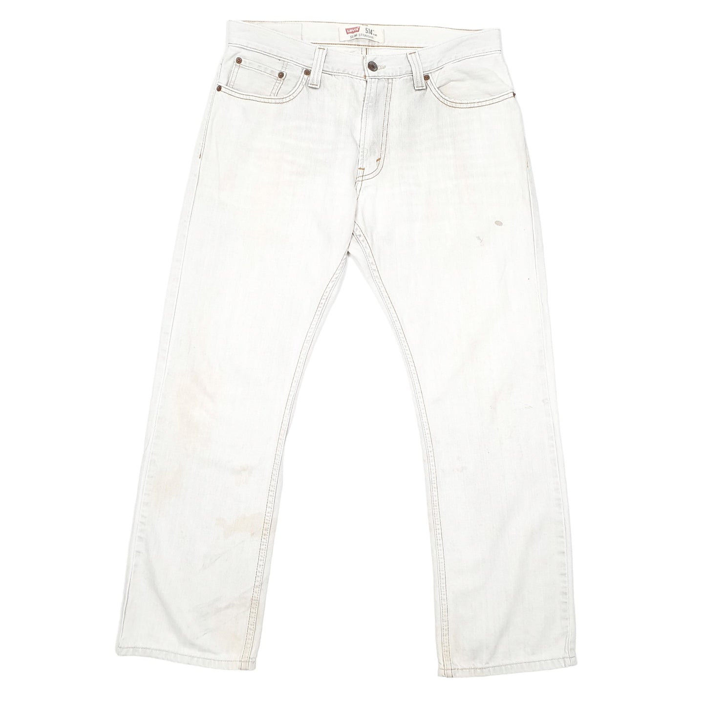 Mens Grey Levis  514 JeansW34 L32