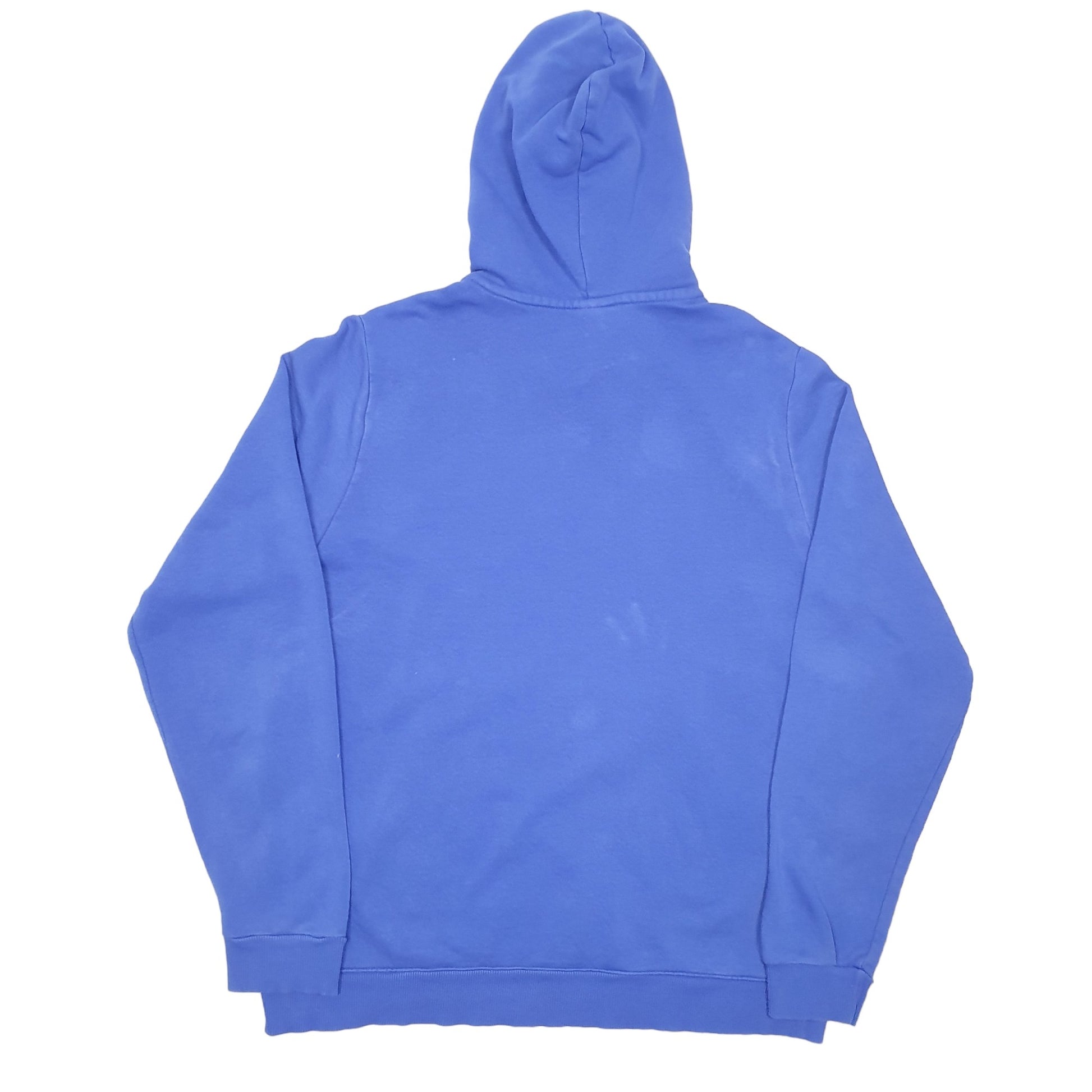 Mens Blue Reebok Spellout Hoodie Jumper