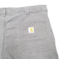 Mens Grey Carhartt Relaxed Stretch Carpenter Shorts