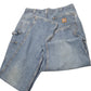 Mens Blue Carhartt Carpenter Dungaree Fit B13 JeansW36 L36