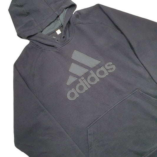 Mens Black Adidas  Hoodie Jumper