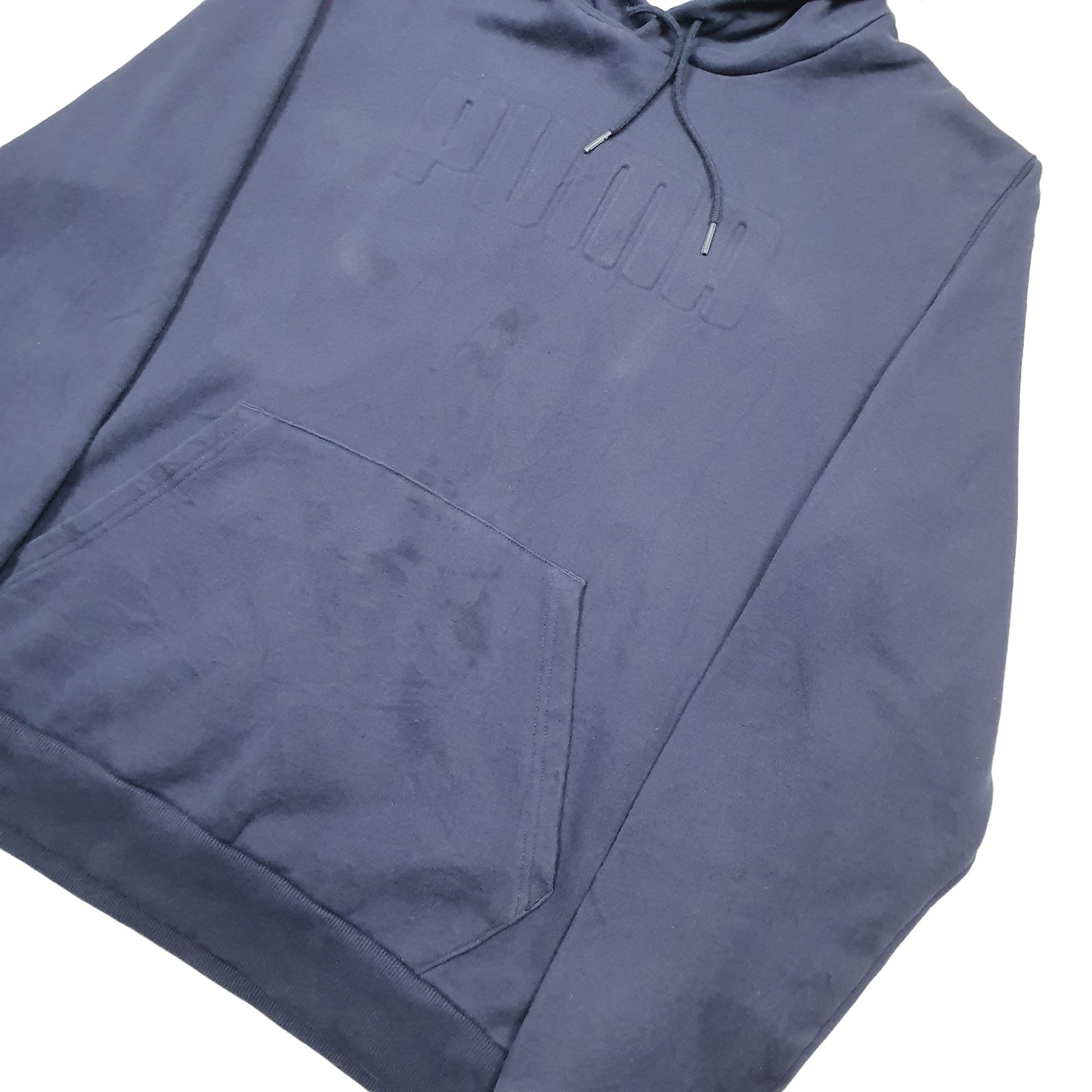 Mens Navy Puma  Hoodie Jumper