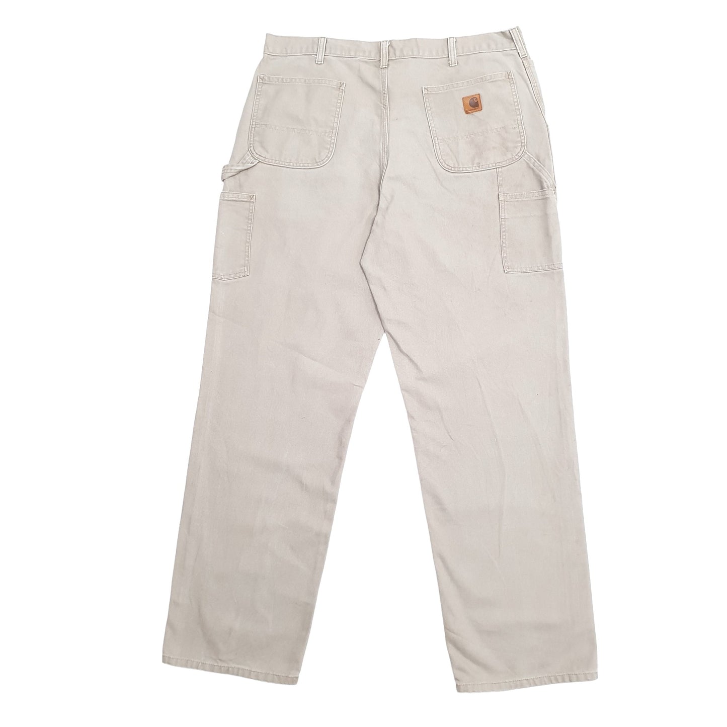 Mens Beige Carhartt  Carpenter Trousers