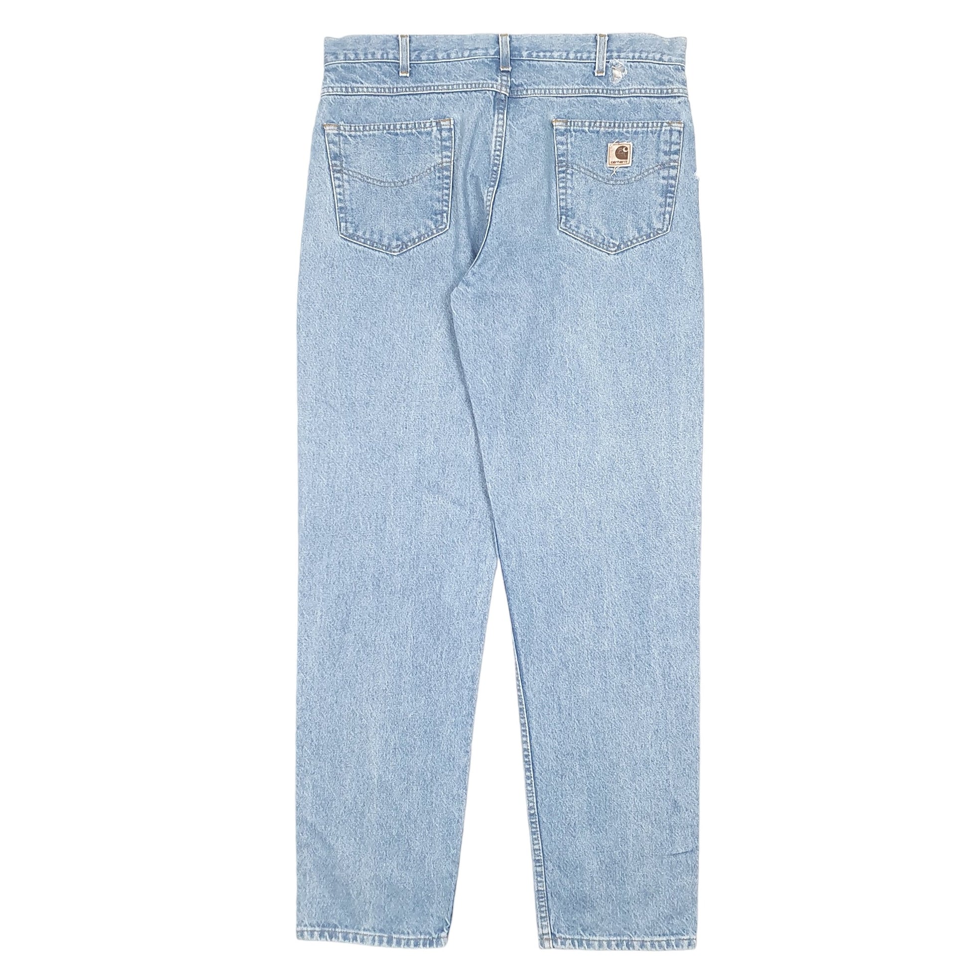 Mens Blue Carhartt Carpenter B17 JeansW38 L34