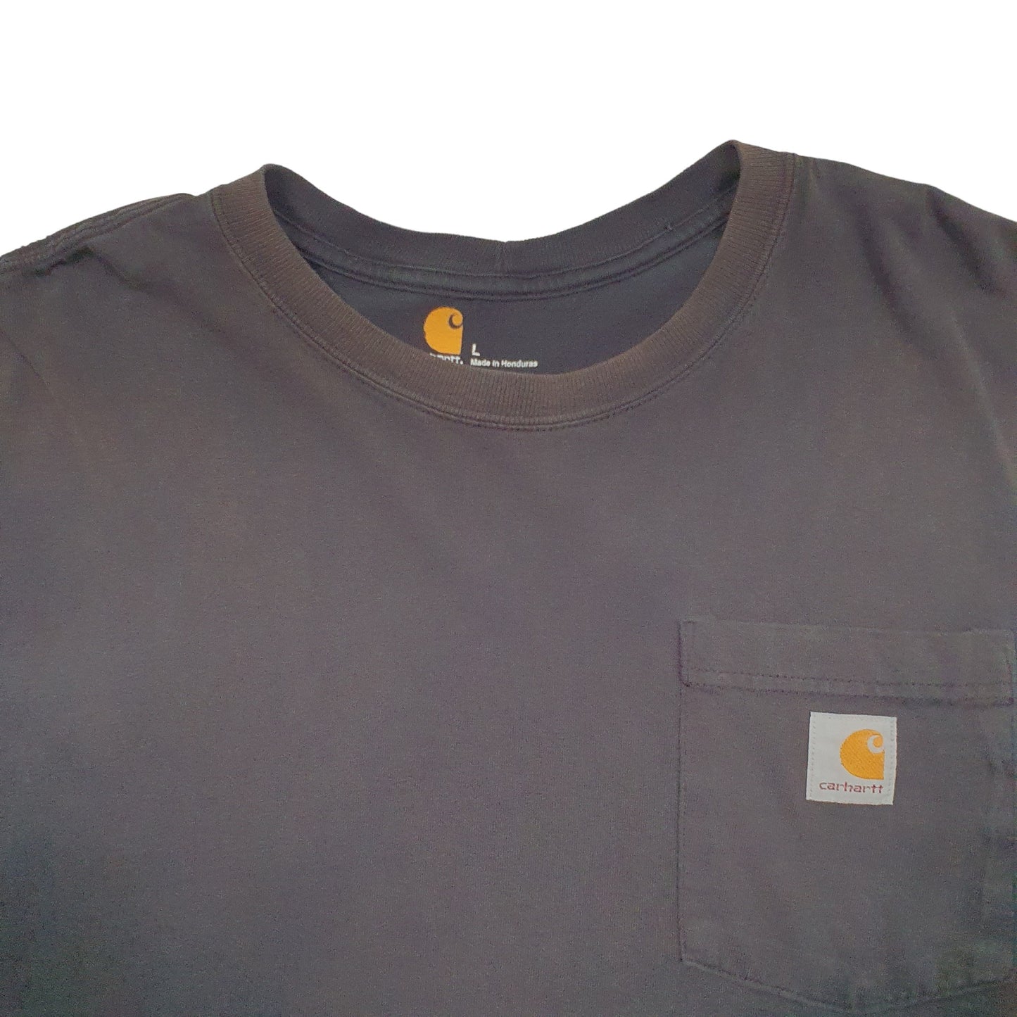 Mens Black Carhartt  Long Sleeve T Shirt