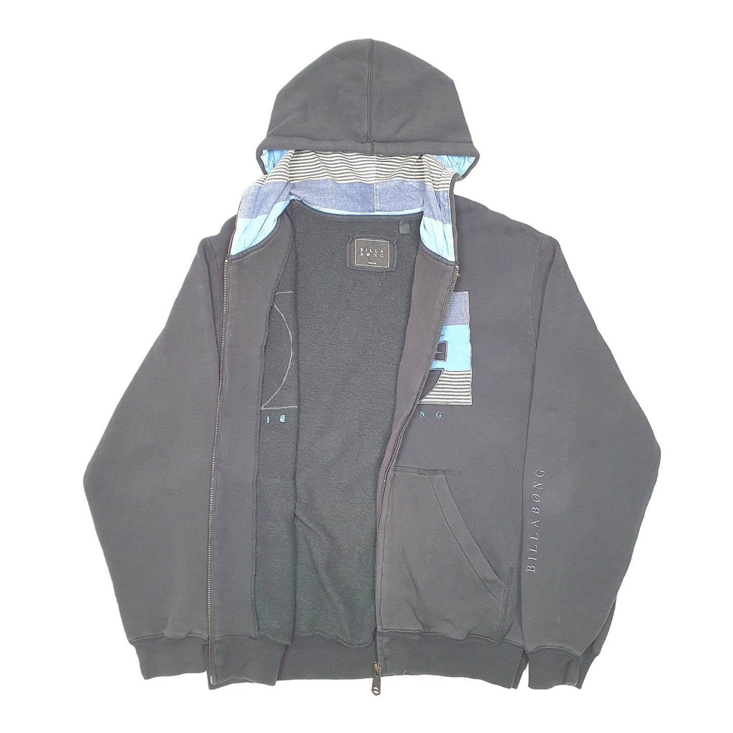 Mens Black Billabong  Full Zip Jumper