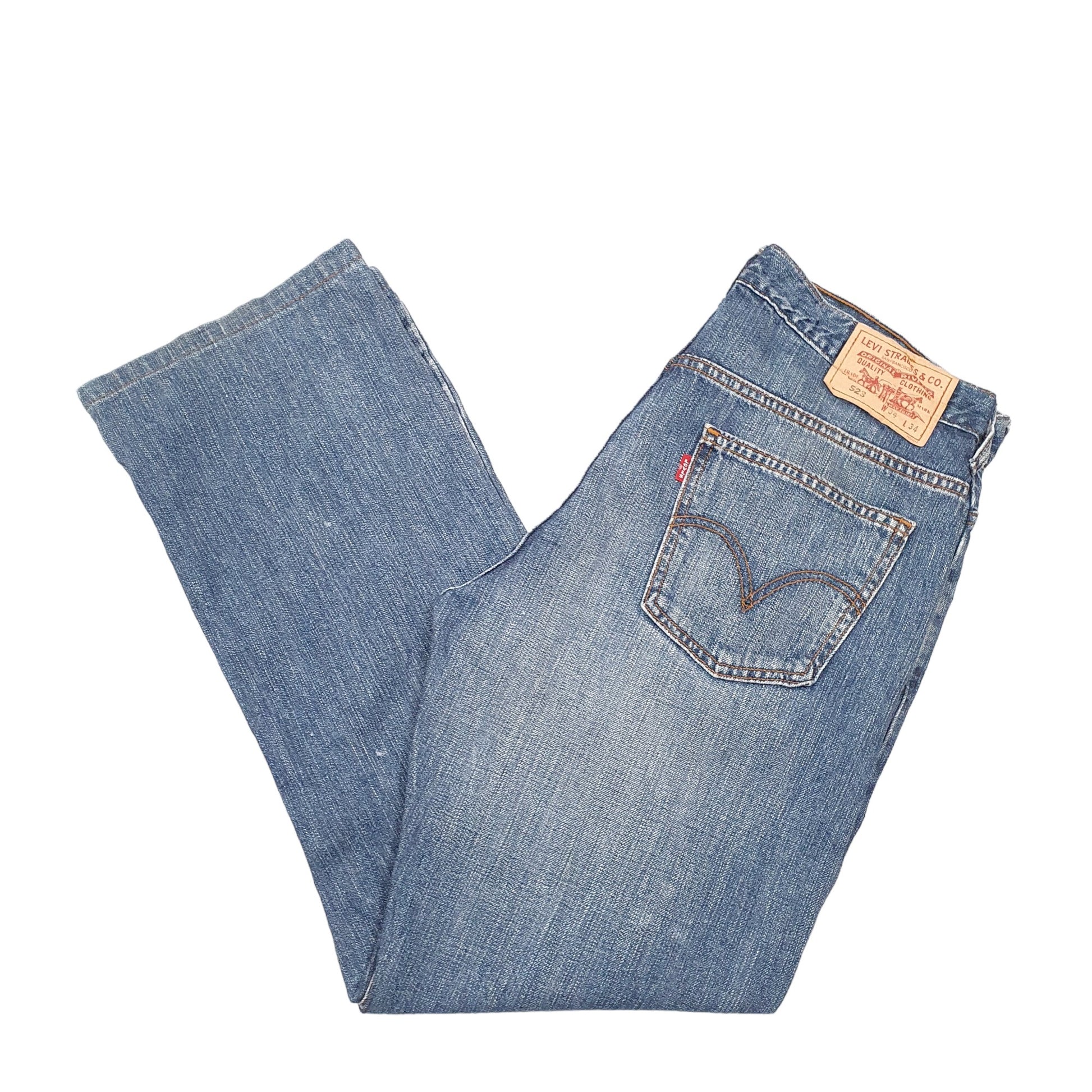 Mens Blue Levis  523 JeansW34 L30