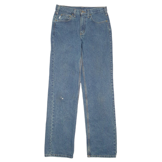 Mens Blue Carhartt Relaxed B460 JeansW30 L34