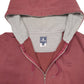 Mens Burgundy Champion  Full Zip Jumper