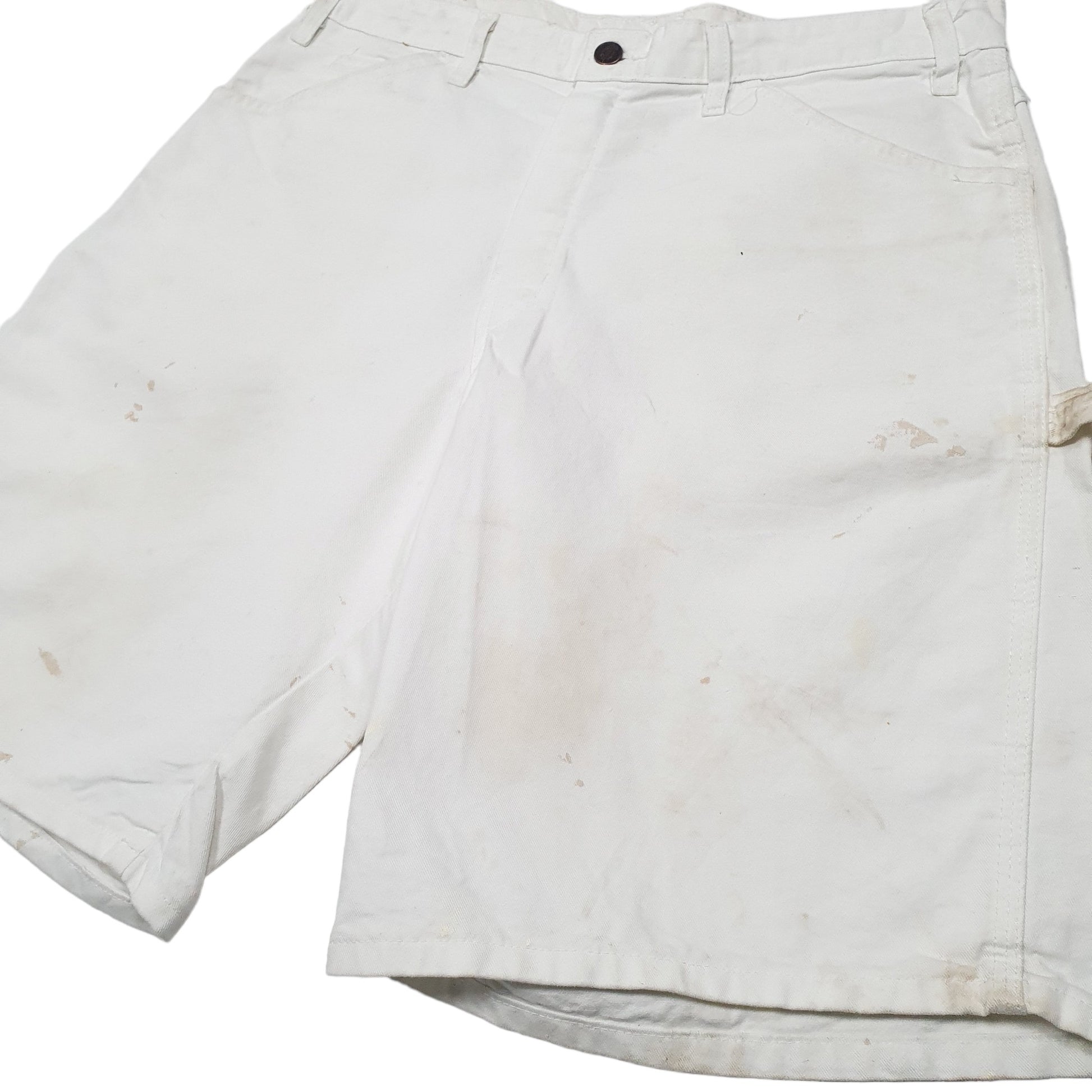 Mens White Dickies Painter Decorator Carpenter Shorts