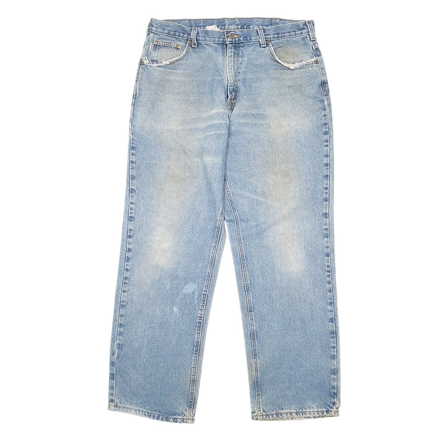 Mens Blue Carhartt Relaxed B167 JeansW38 L34