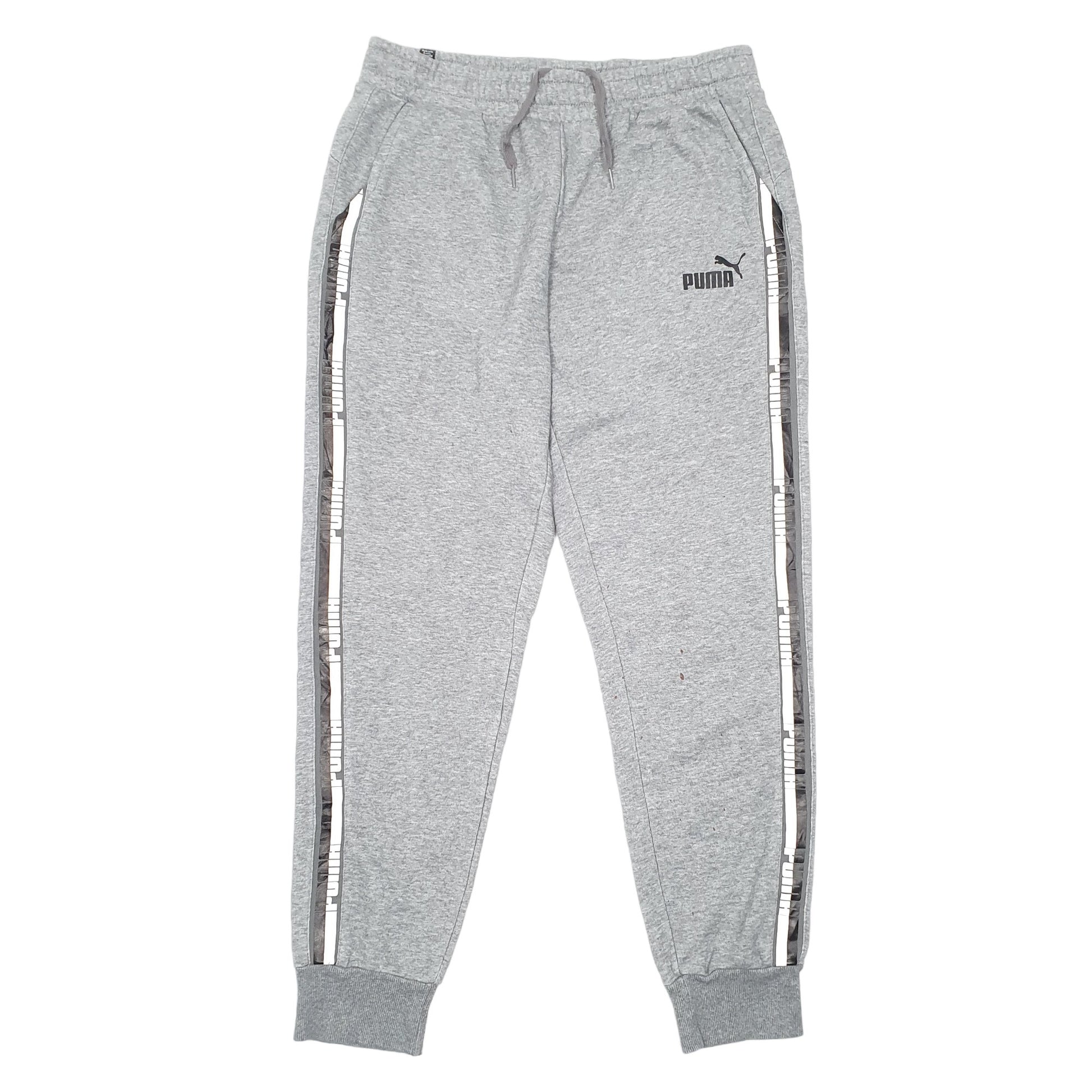 Mens Grey Puma  Jogger Trousers