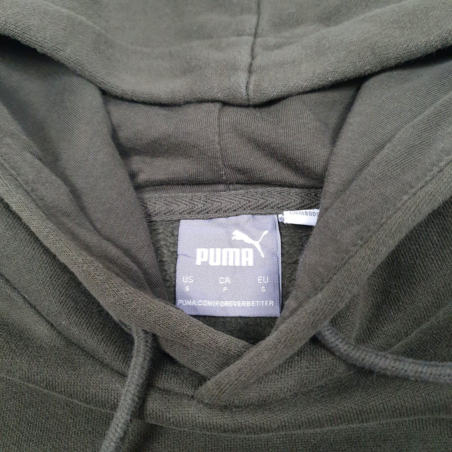 Mens Khaki Puma  Hoodie Jumper