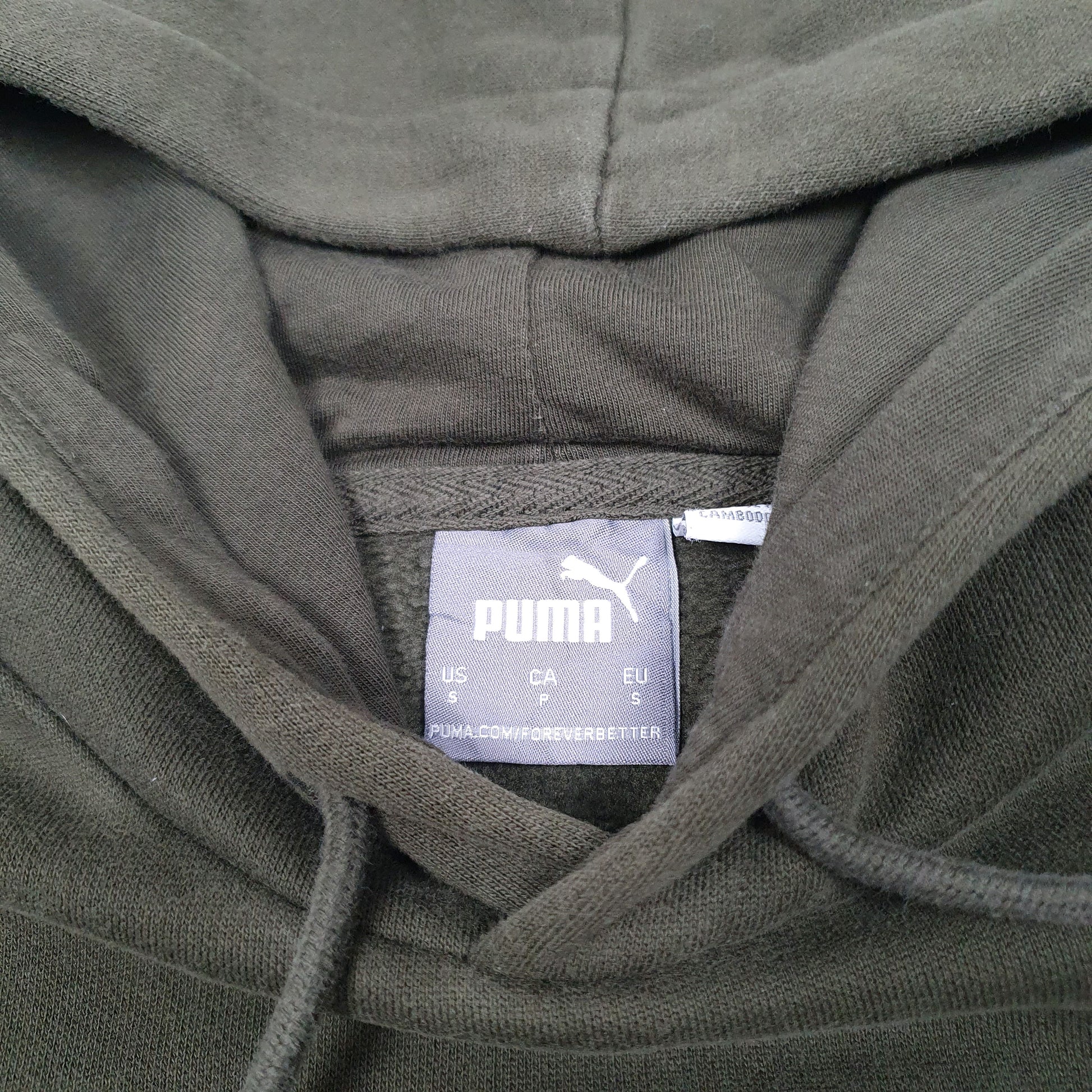 Mens Khaki Puma  Hoodie Jumper