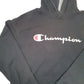 Mens Black Champion  Hoodie Jumper