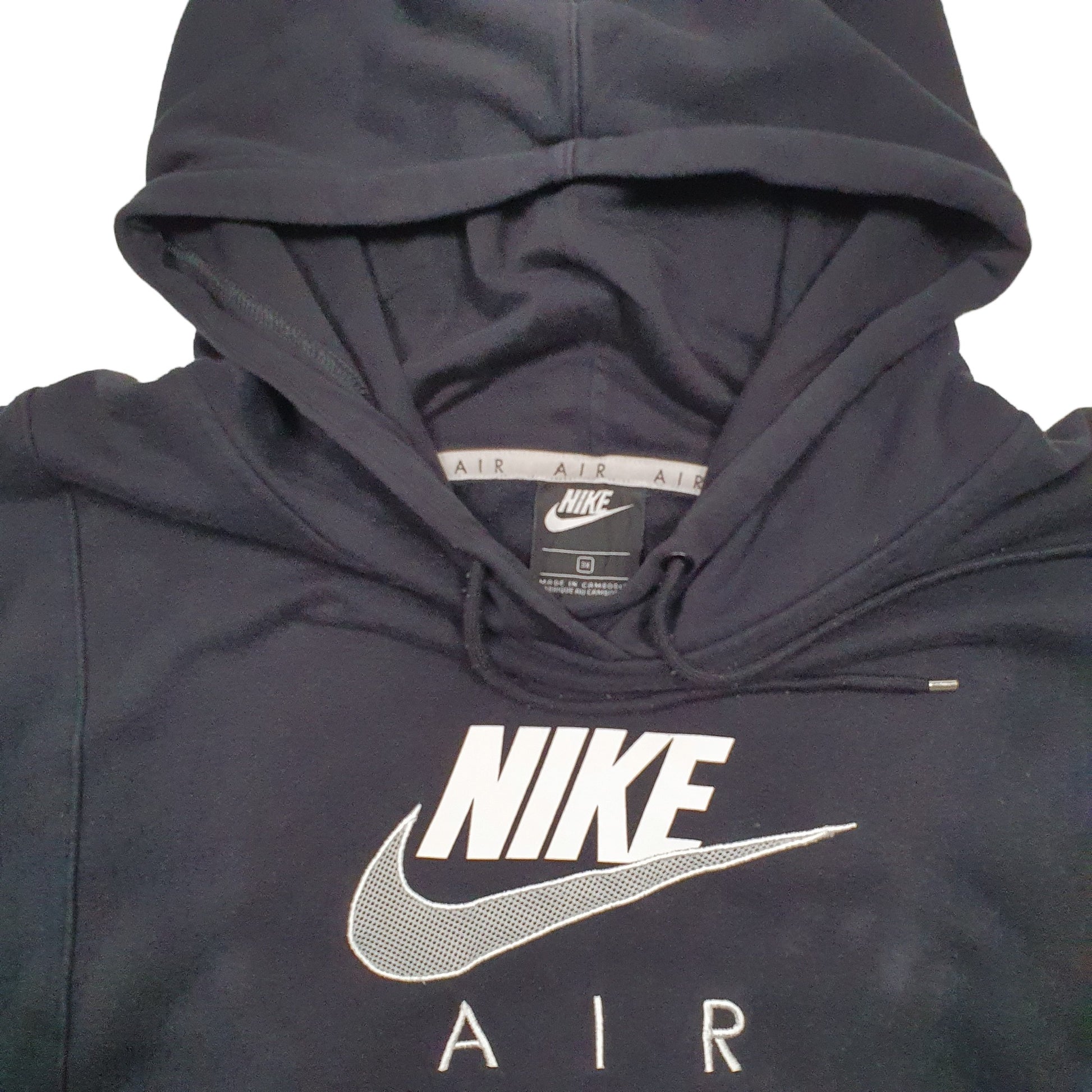 Mens Black Nike Spellout Hoodie Jumper