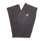 Mens Black Carhartt  Corduroy Trousers