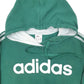 Womens Green Adidas  Hoodie Jumper