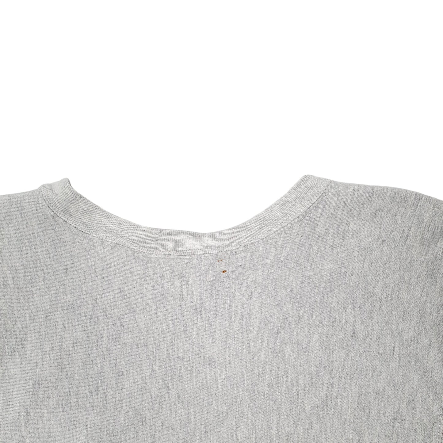 Mens Grey Duck Head Vintage 1990s Made in USA Reverse Weave Crewneck Jumper