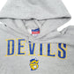 Mens Grey Champion USA College Devils Hoodie Jumper