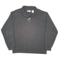Mens Black Fila  Quarter Zip Jumper